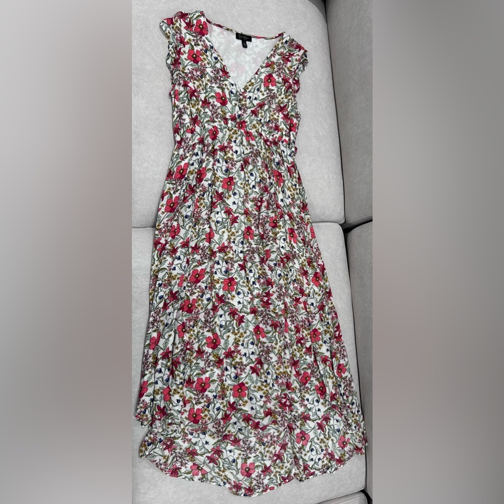 Jessica Simpson Floral Dress - Red and Green